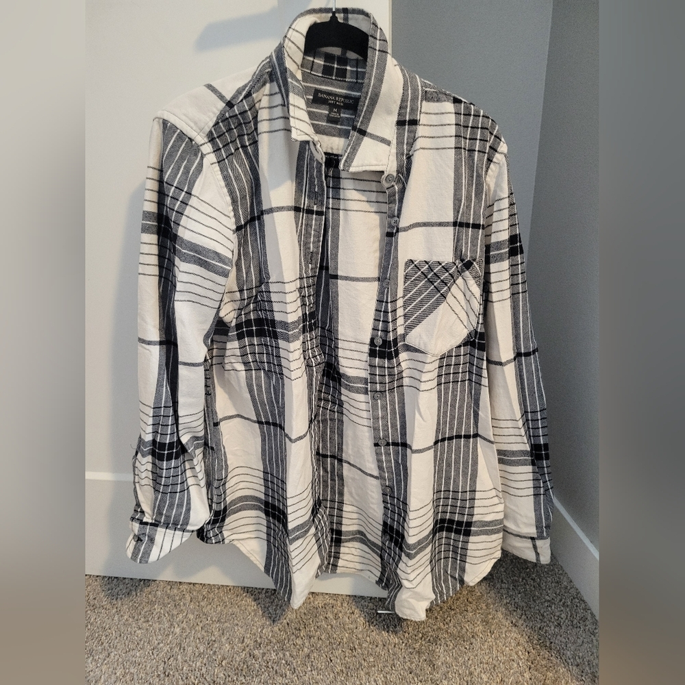 Plaid Button Down - image 1